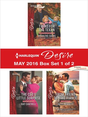 cover image of Harlequin Desire May 2016, Box Set 1 of 2